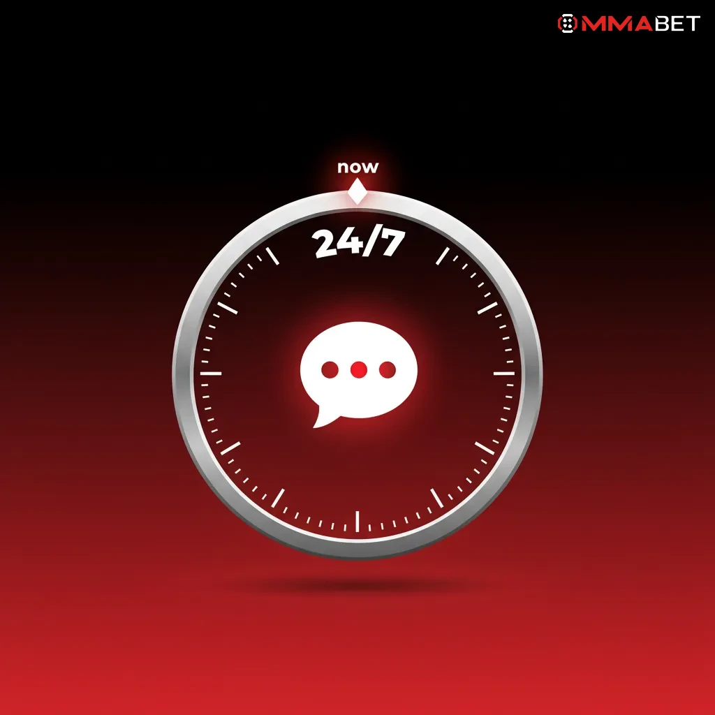 Ilustração de atendimento por chat ao vivo 24h, ícone no canto inferior direito, resposta em 1–2 minutos.