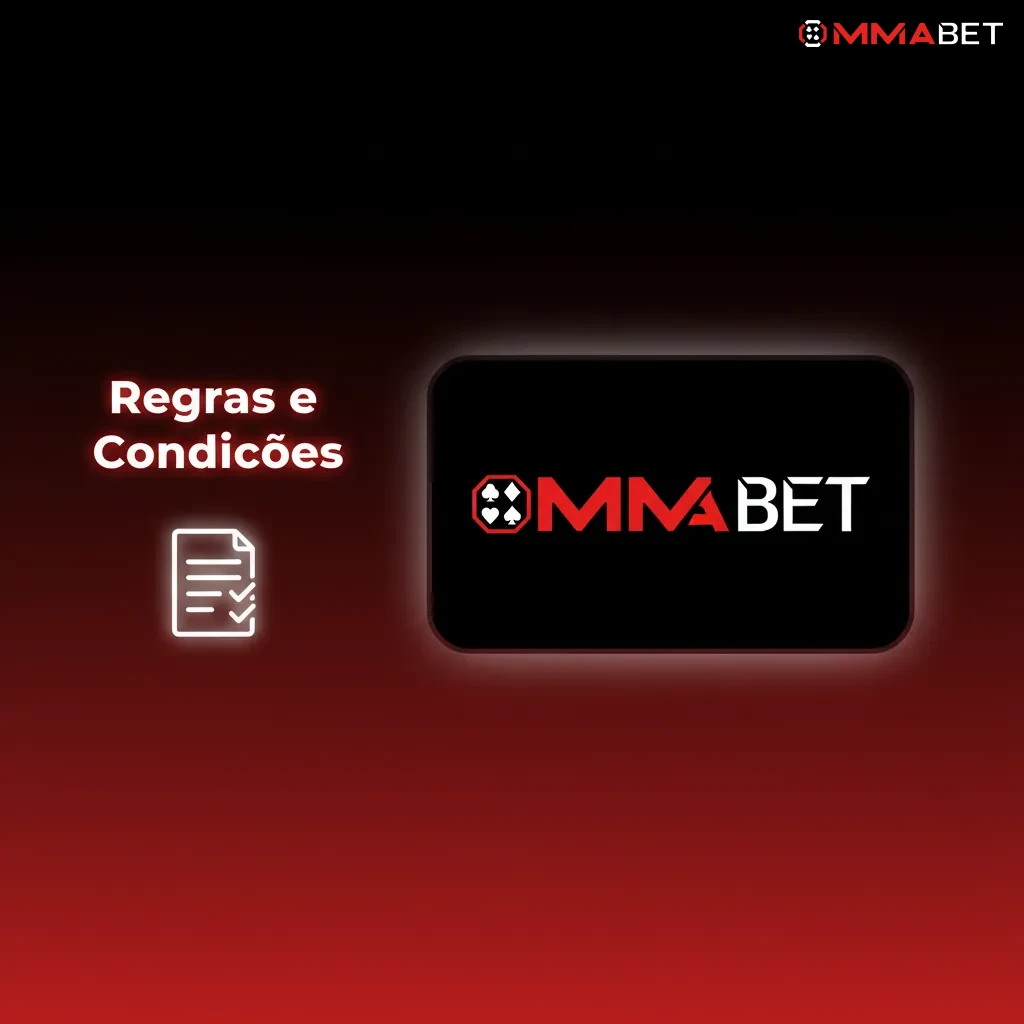 Banner 'Regras e Condições': apostas 18+, uma conta, KYC para saques, bônus com rollover, PIX ao mesmo titular.